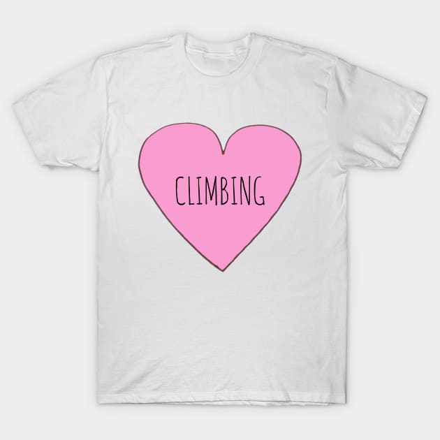 Love Climbing T-Shirt by wanungara